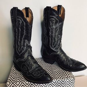 Cowboy Boots Genuine Leather Vintage